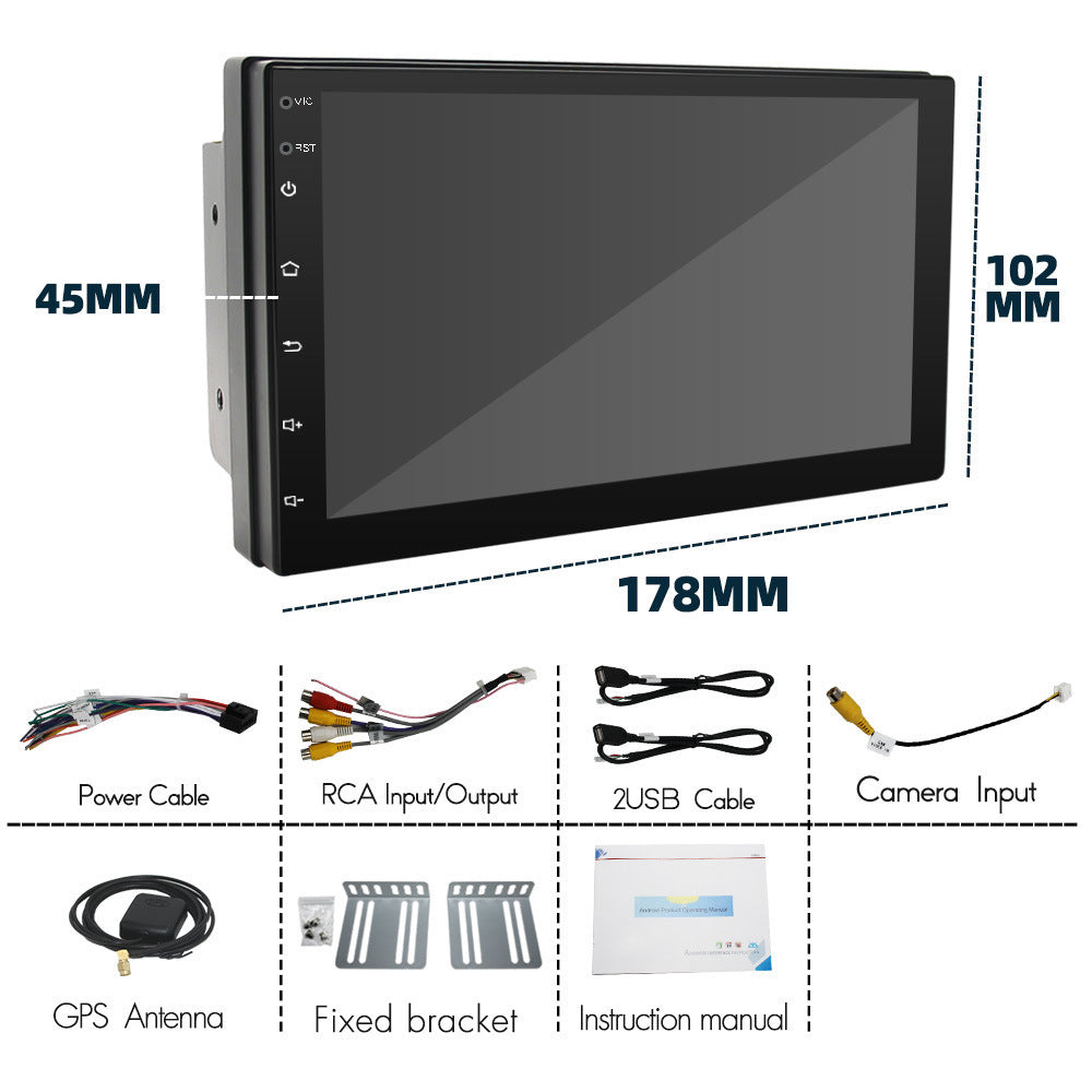 Universal Computer Carplay Navigation MP5 Player GPS, Integrated Radio