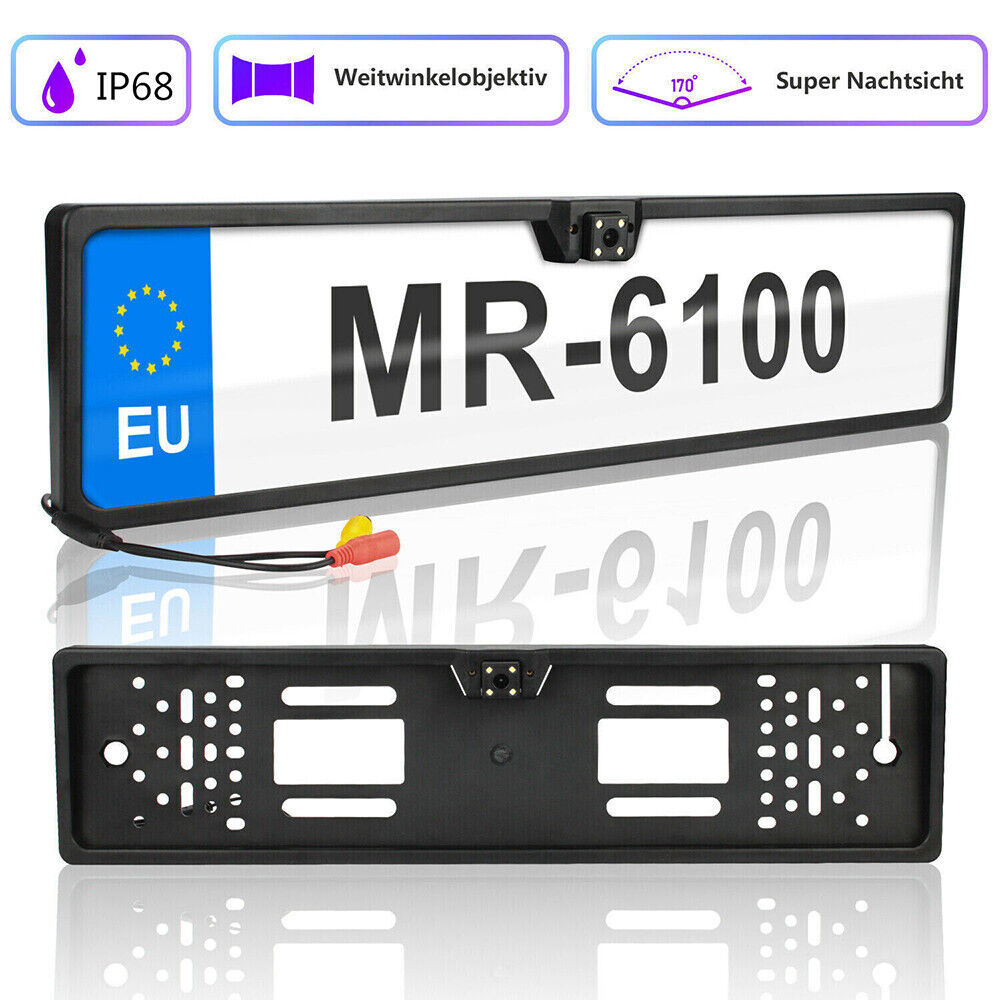 IR Car Rear View Camera Night Vision Camera License Plate License Plate Holder